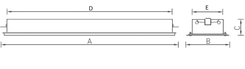 Светильник для реечных потолков ALD UNI LED 600 5000K 680хх240х90мм СТ