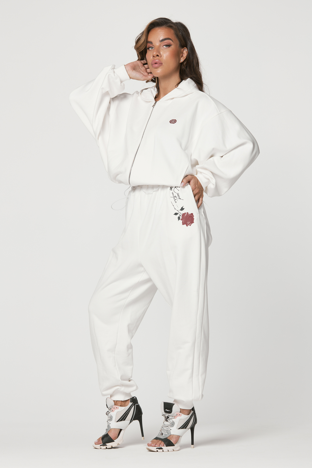 Штаны из трикотажа «Kisses by couture» white