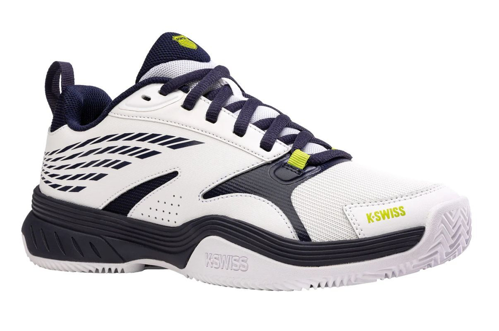 Теннисные кроссовки K-Swiss Speedex HB - white/peacoat/lime green - White