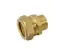 Муфта Lavita обжим НР 15*1/2 гофротруба 35804
