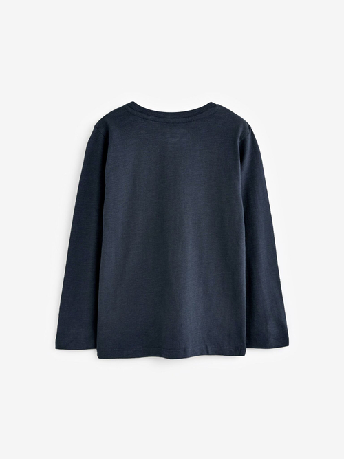 Лонгслив для мальчика Next 618-188, Темно-синий