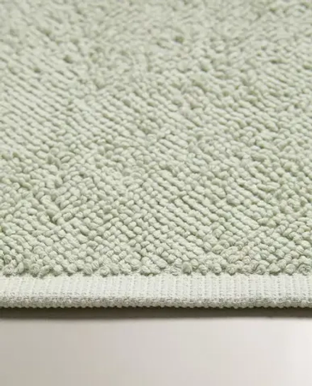 ZARA HOME НЕСКОЛЬЗЯЩИЙ КОВРИК ДЛЯ ВАННОЙ, МЯТНЫЙ