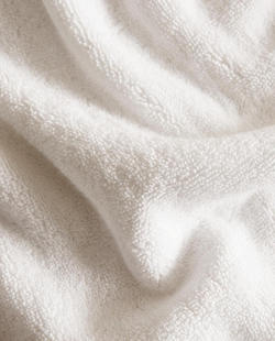 Zara Home - Банное полотенце с контрастным подолом, белый, 90х150 см