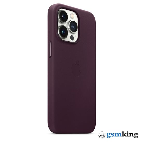 Apple Leather Case with MagSafe iPhone 13 Pro Dark Cherry «Тёмная вишня» MM1A3ZE/A
