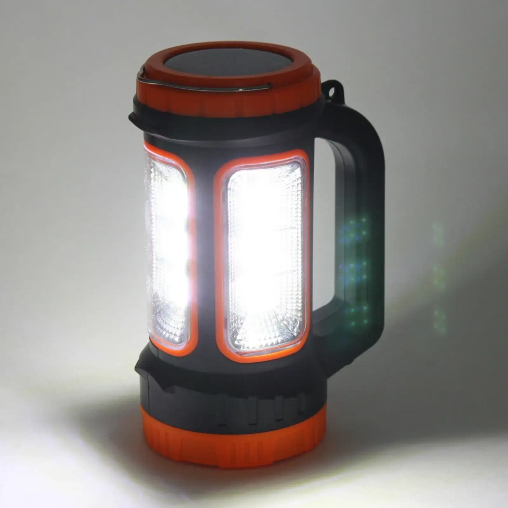 Фонарь ручной 5 режимов 1LED+COB, аккумуляторная батарея 1500mAh USB MH818C