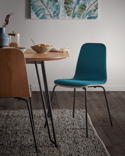 Стол Novaks 140 (220) х90 черный, шпон натуральный