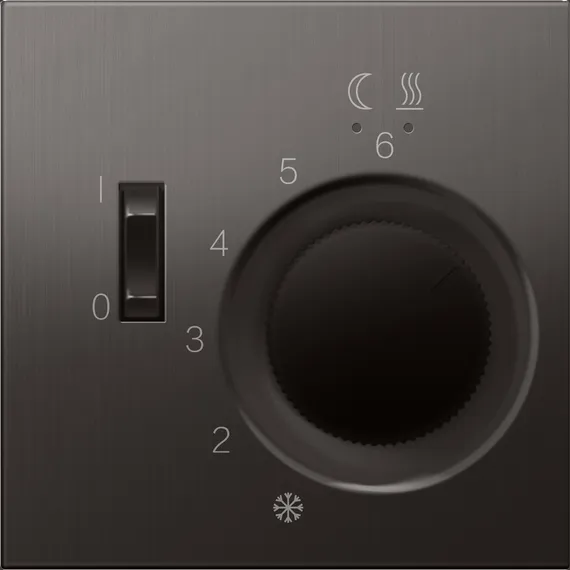 Donel R98 METAL никель накладка для регулятора тёплого пола DTEF231, серия DA