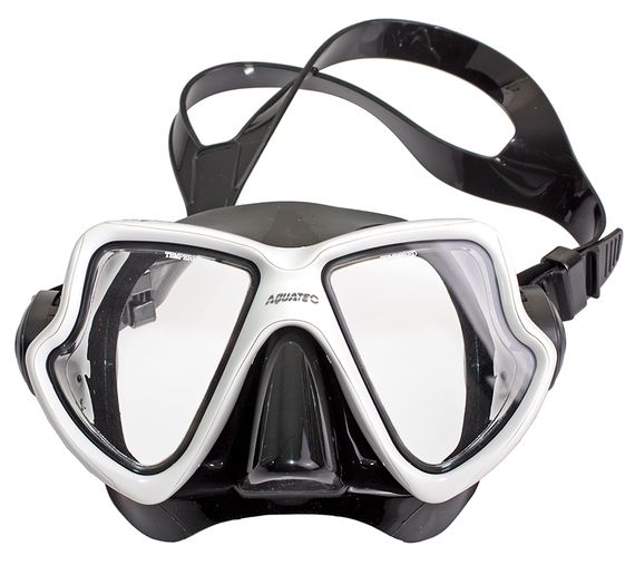 Маска Aquatec MK-400 черный/белый