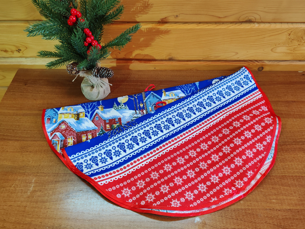 Полотенце кухонное, круглое, 2 шт, рогожка