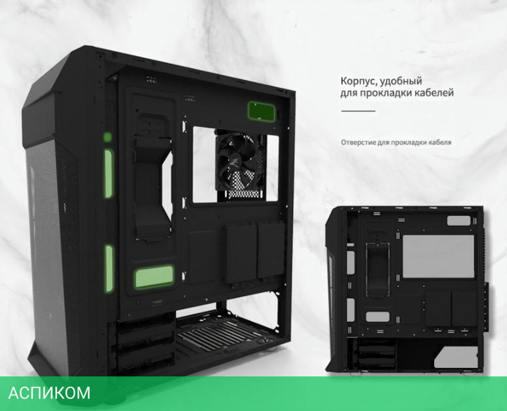 Корпус Zalman Z1 Plus без БП черный