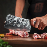 Кухонный нож Xinzuo B1H Bone Chopper нож 6,5 дюймов клинок 67 Layers Damascus рукоять дерево pakka, длина лезвия 16,5 см