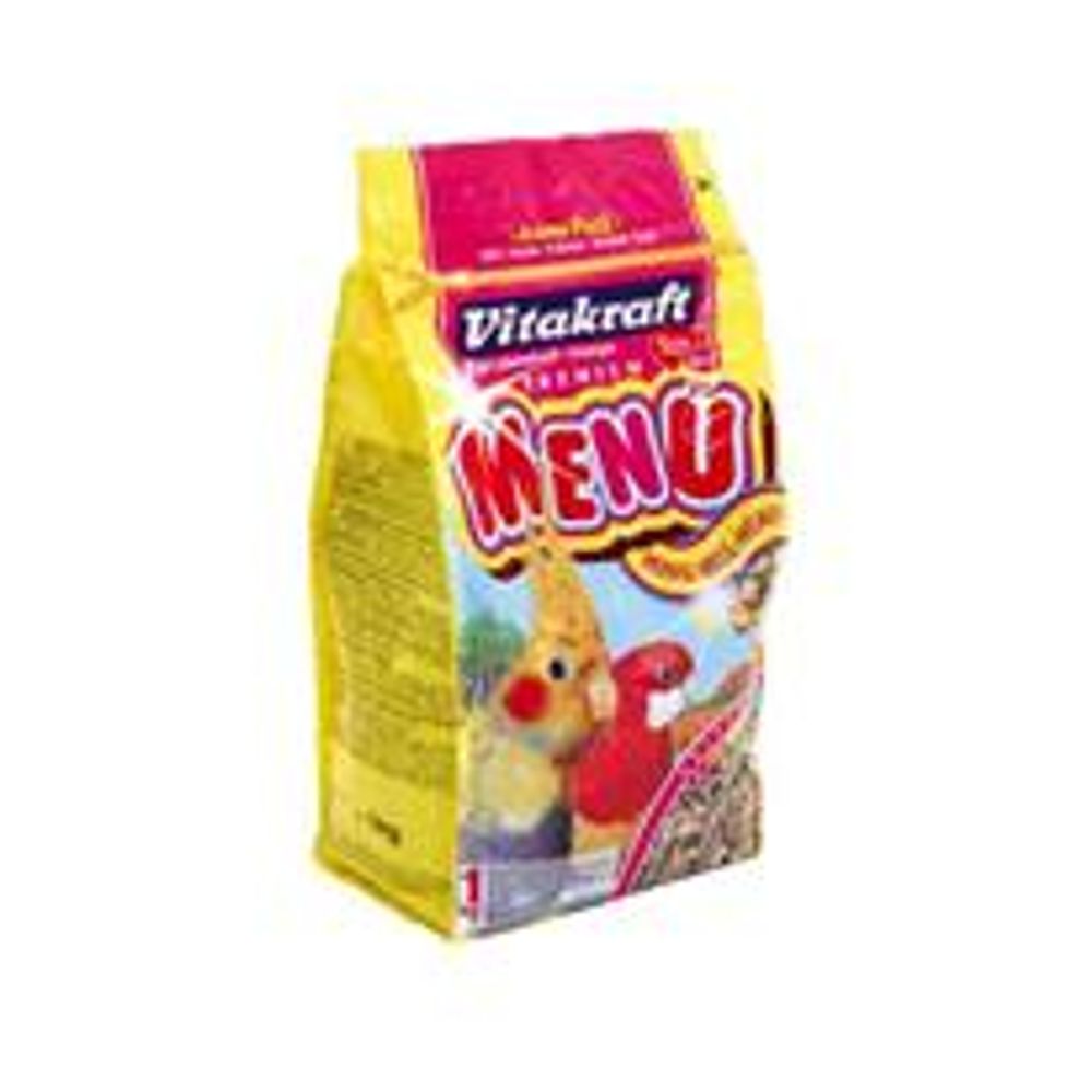 Vitakraft Корм для попугаев средних MENU 1кг универсальный Vitakraft Корм для попугаев средних MENU 1кг универсальный