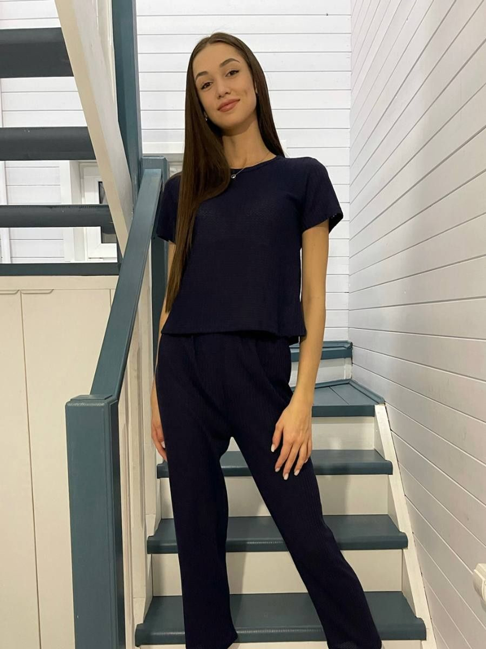 К/ж штаны+футболка 3172-2 (черный)