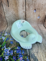 Накладка на унитаз  "Уточка" нескользящая (light green-салатовый)