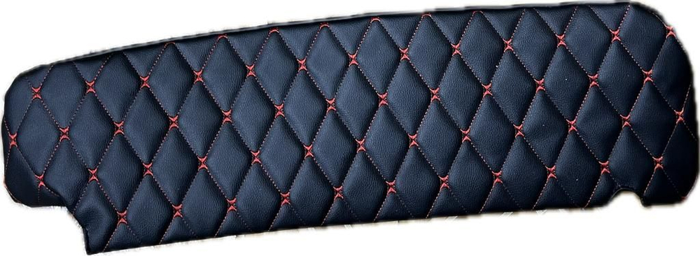 Чехлы на козырьки ГАЗель Некст и ГАЗон Некст (красная нить Бабочка)