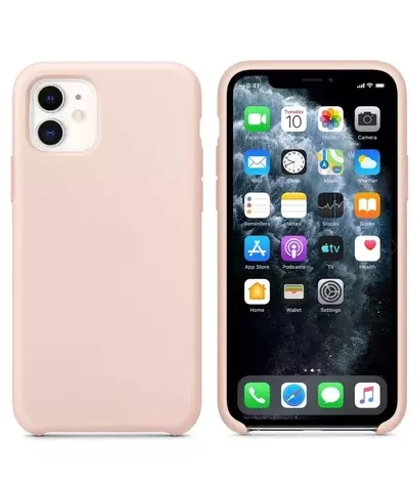Накладка iPhone 11 силикон Pink Sand