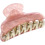 Заколка-краб для волос « ЭЙФОРИЯ», мали, микс 6 цветов, 7см (блистер Кокетка)