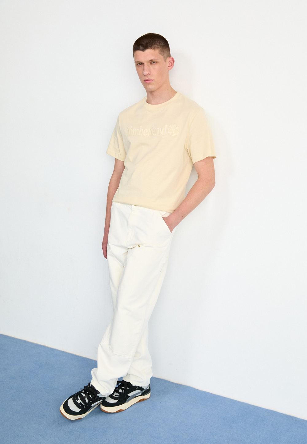 Carhartt WIP Тканевые брюки - промытый воском/молоко