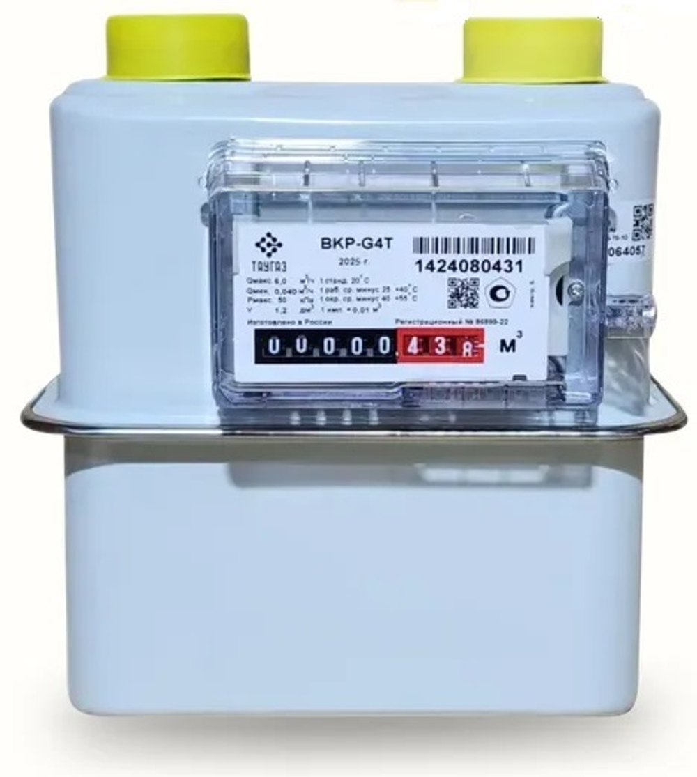 Счетчик газа ТАУГАЗ ВКР G4Т правый 1 1/4"
