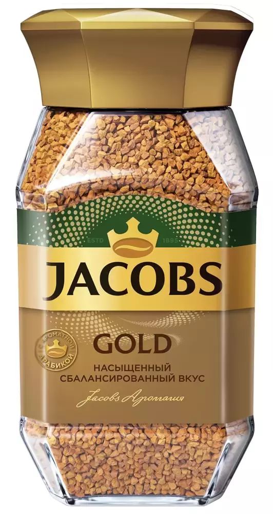 Кофе растворимый Jacobs Gold, 95 гр