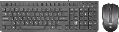 Набор беспроводный Defender Columbia C-775 (черный), USB 2.4ГГ