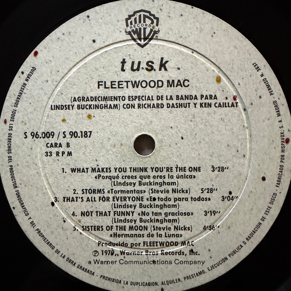 Fleetwood Mac ‎– Tusk 2LP (Испания 1979г.)Т