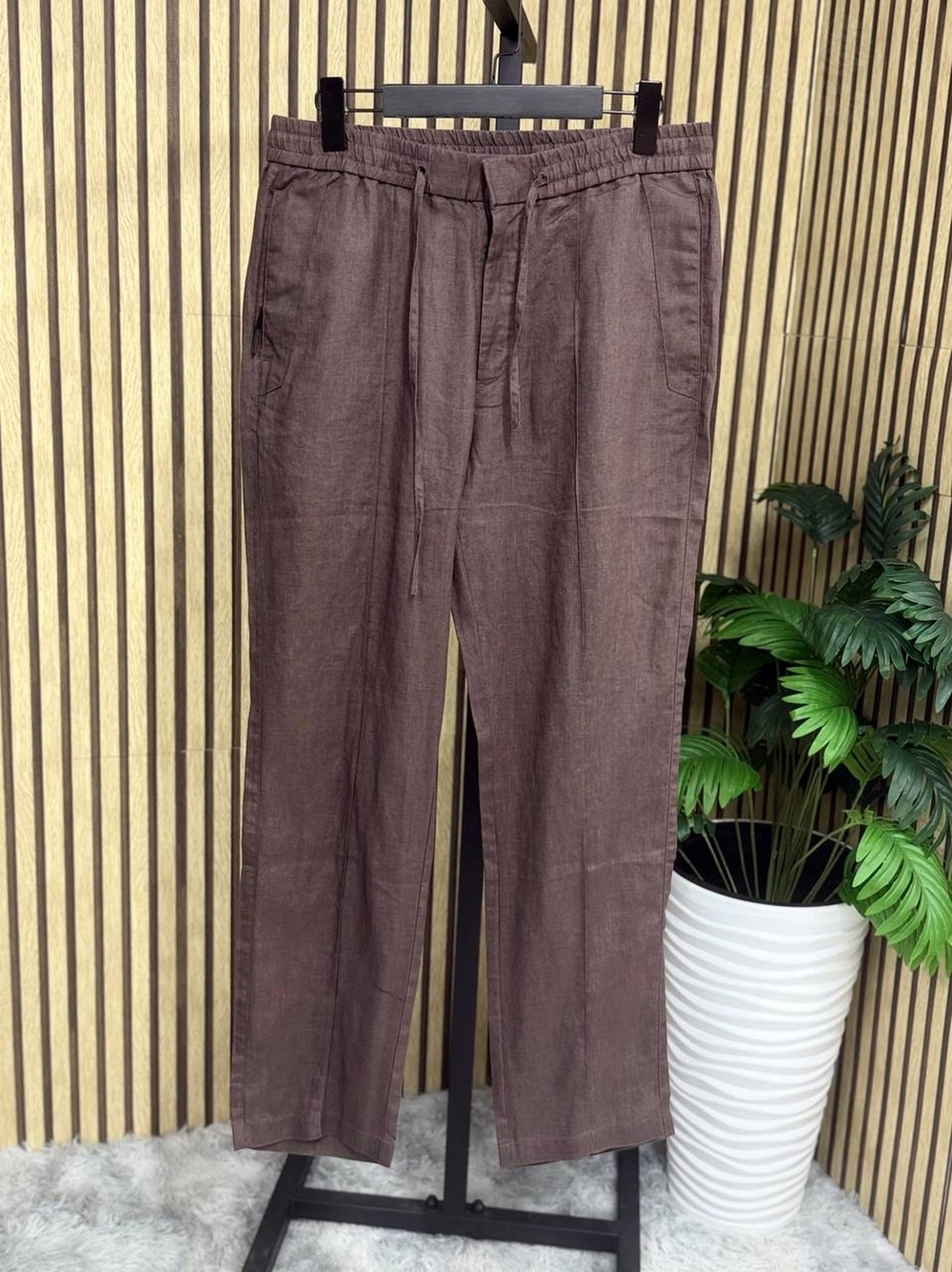 Льняные брюки Zegna