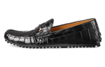 GUCCI Gommino Loafers Men"s Black