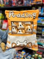 Мягкая игрушка подушка Pudding Пудинг Хаски 8 шт