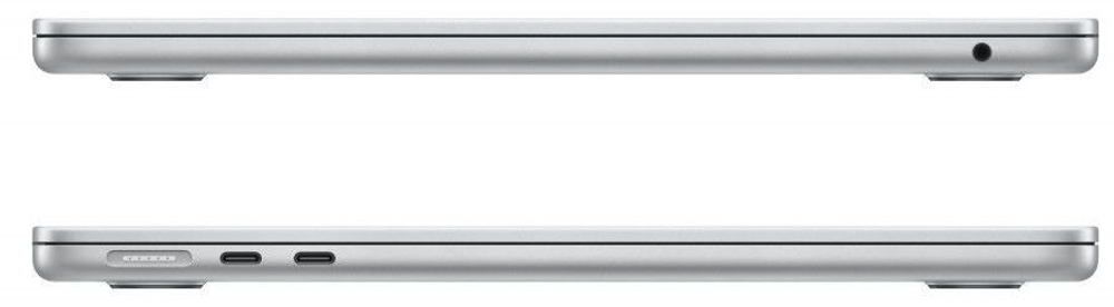 Ноутбук Apple MacBook Air A2681, 13.6", IPS, Apple M2 8 core 8ГБ, 256ГБ SSD, Mac OS, MLXY3ZP/A, серебристый