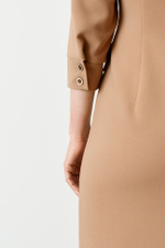 51418 Платье женское (св.коричневый)