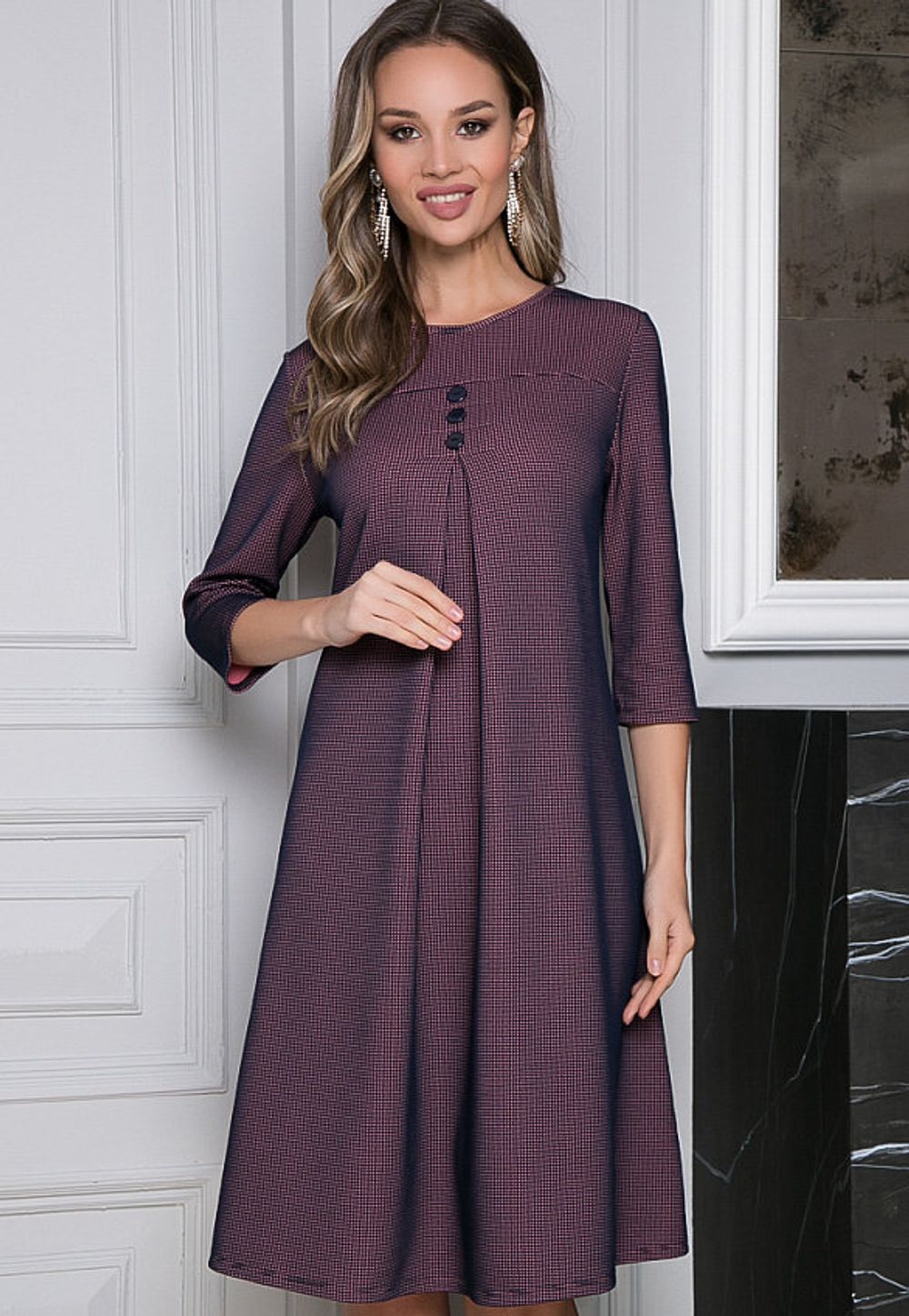 ПЛАТЬЕ ПАЛАУ (БЛУ ПИНК) Bellovera (Акция)