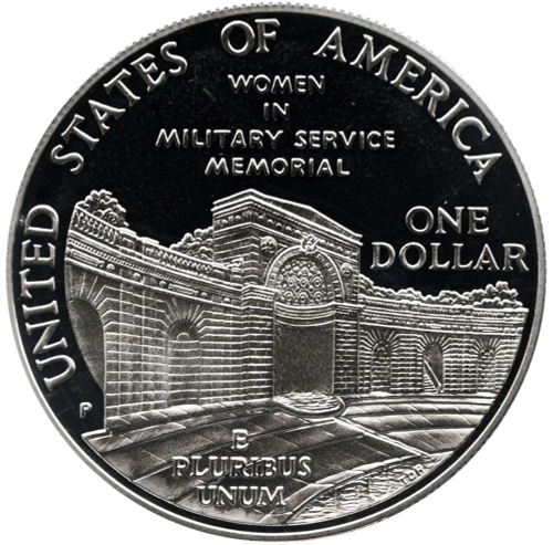 1 доллар США Мемориал женщинам на военной службе (P) 1994 год PROOF