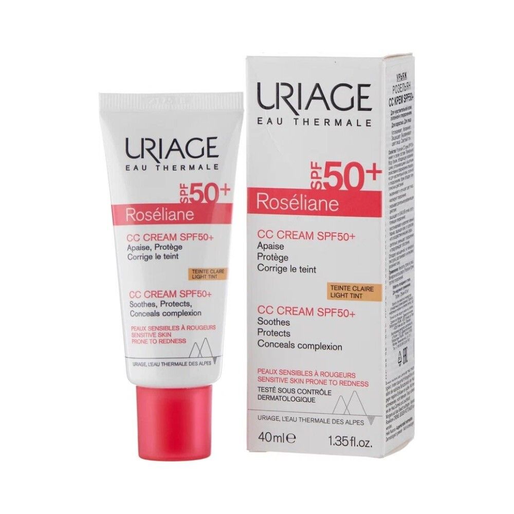Uriage Roseliane CC Cream СС Крем SPF 50+, 40 мл