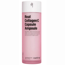 Сыворотка для лица с коллагеном и витамином С Meditime Neo Real Collagen C Capsule Ampoule 33мл