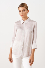 22992 Блузка женская (серый принт)