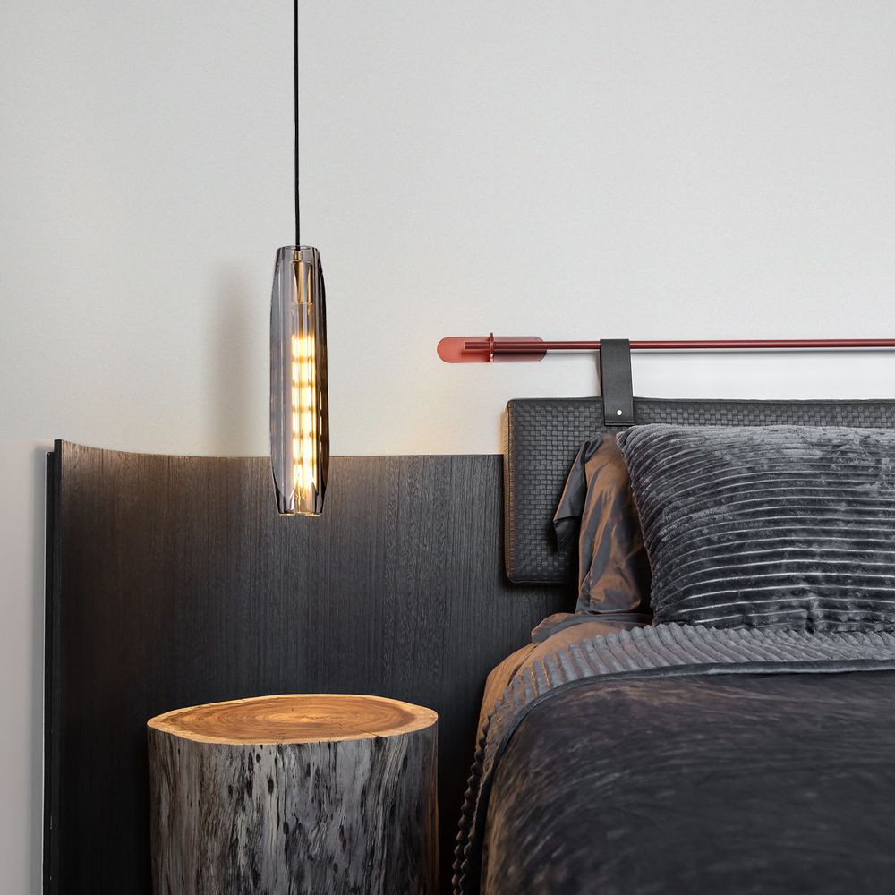 Подвесной светильник MT8851-1H bronze/clear