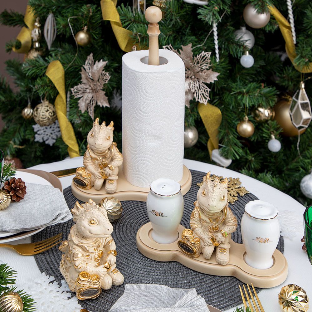 Держатель для полотенец Дракон Раймонд Айвори