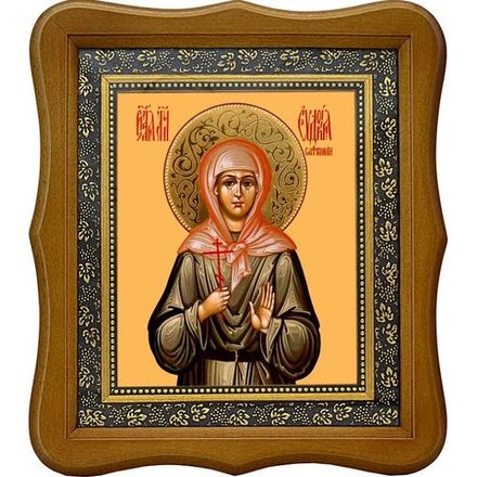 Евдокия Сафронова мученица. Икона на холсте.