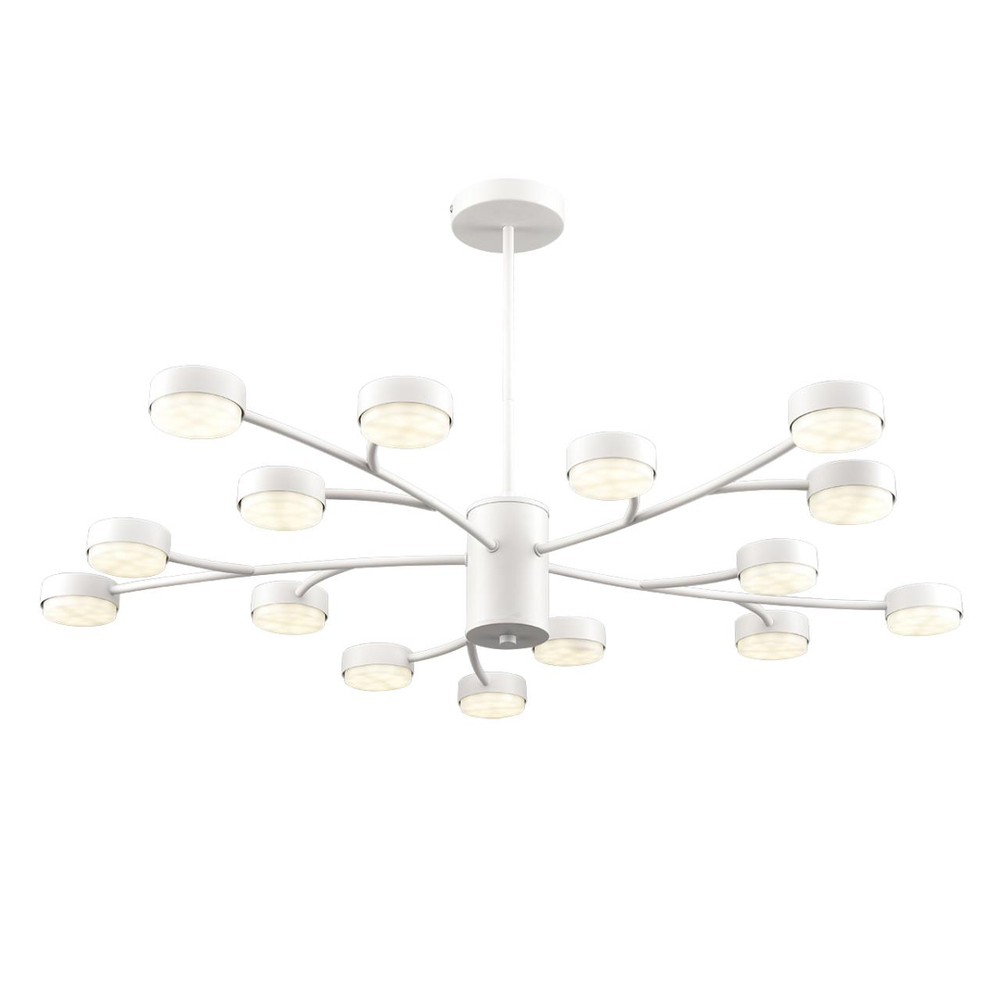 8265/15 COMFI LN26 233 металл/металл белый/белый Люстра GX53 LED 15*7W 220V TORINA