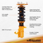 MaXpeedingrods Adjustable Coilovers Shocks Spring Kit подходит для автомобиля Toyota Corolla 87-02