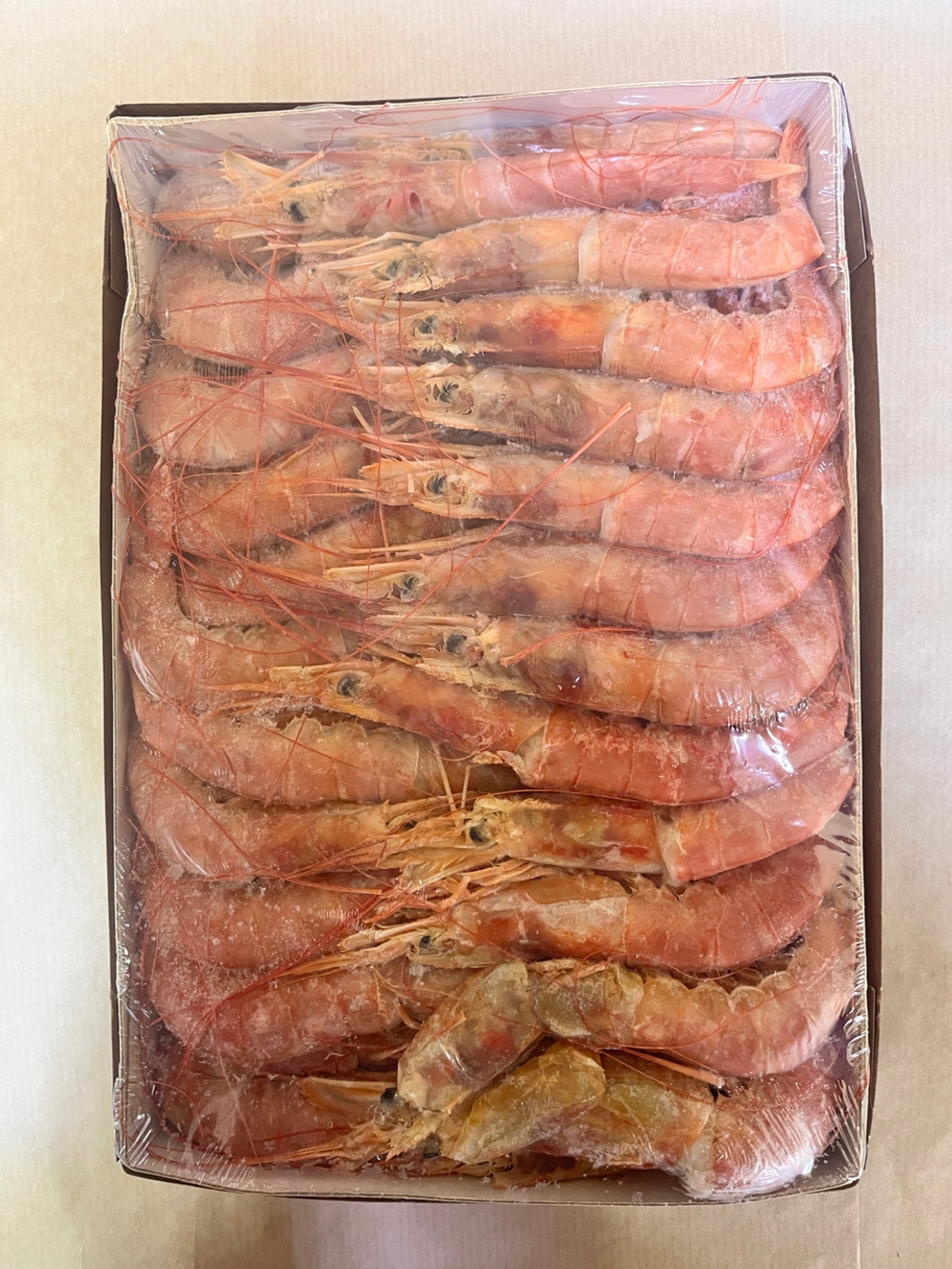 Креветки Лангустины с головой