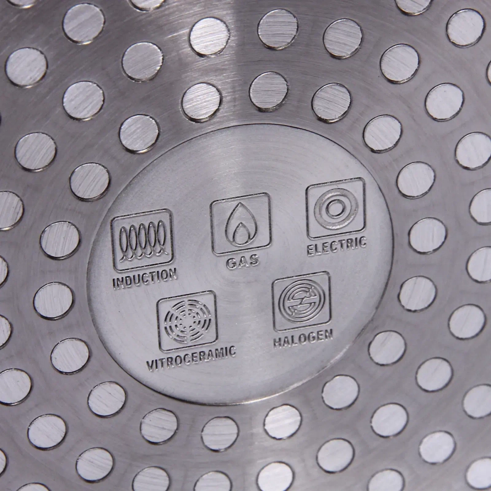 Сковорода «BAROLY» CHOCOLATE 22см индукционная с крышкой, бакелитовая ручка