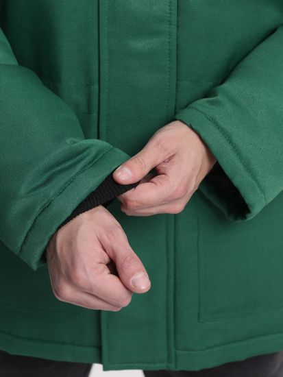 Куртка зимняя "Бригада NEW" (зеленый/лимонный)