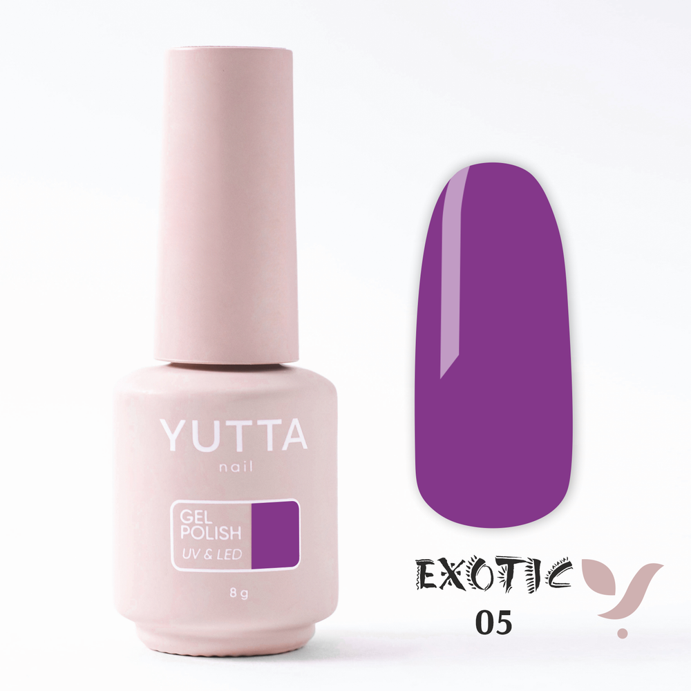 YUTTA, Гель-лак Exotic 05, 8g