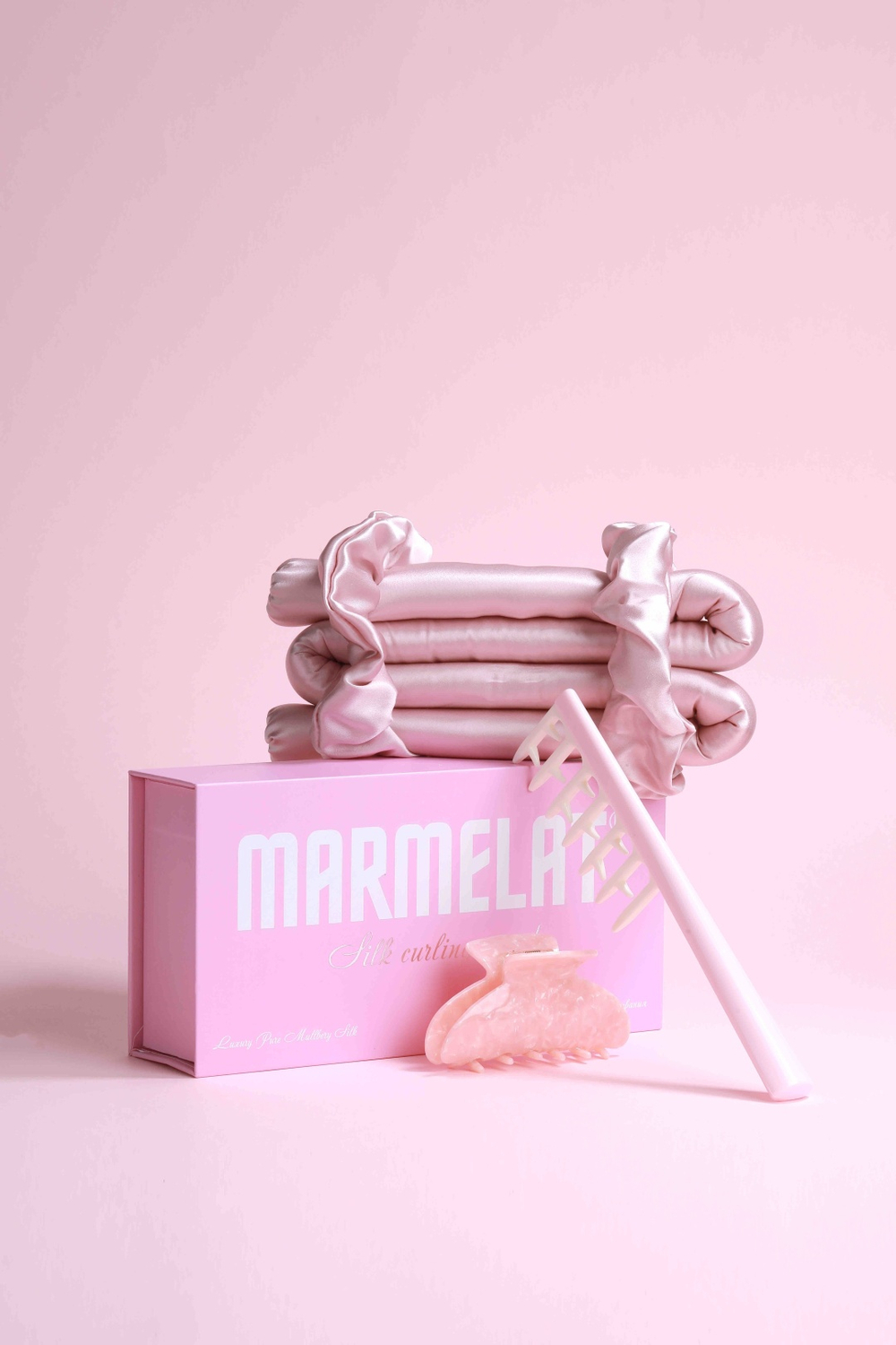 Шелковые бигуди для завивки Marmelat