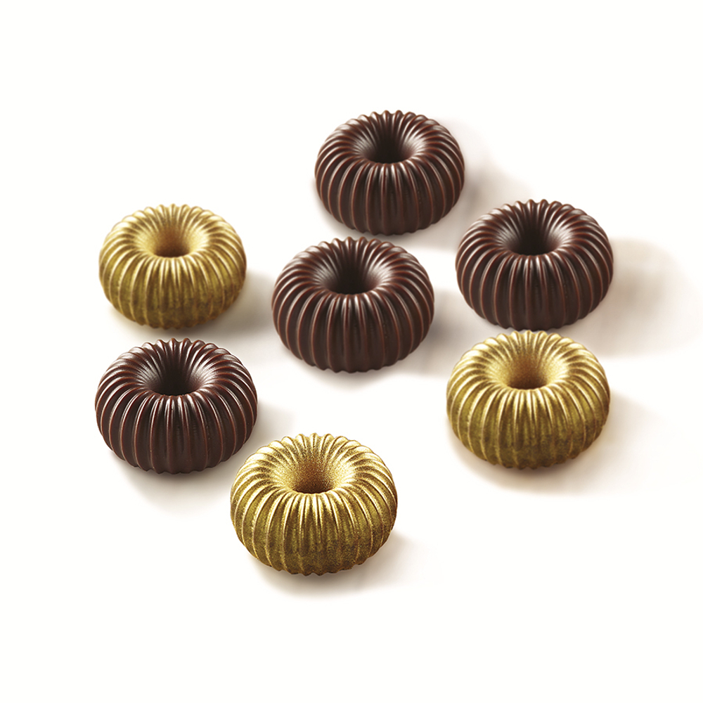 Форма силиконовая для приготовления конфет choco crown, 11х24 см