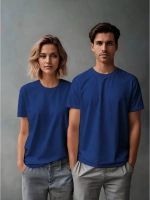 Футболка однотонная базовая хлопок унисекс Баракаттекс