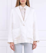 Льняный пиджак CASUAL LINEN SB BLAZER Tommy Hilfiger - белый(WW0WW37774)