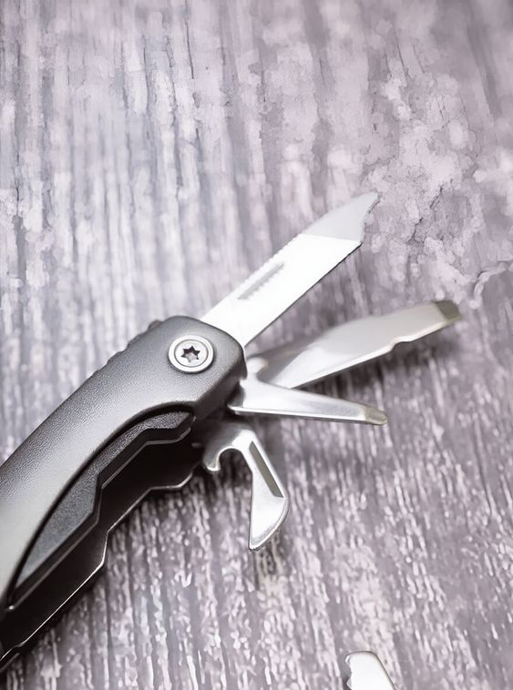 Армейский мультитул 12в1 плоскогубцы нож отвертка Серый